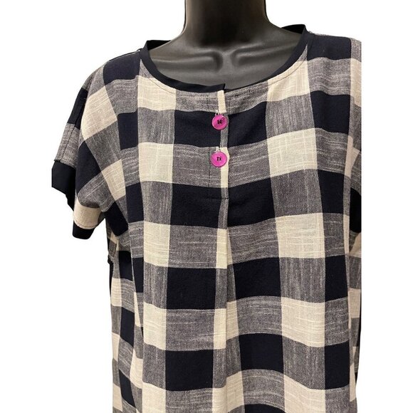 Chiara Cocol Milano womens NEW linen cotton top med oversized. - Picture 1 of 12